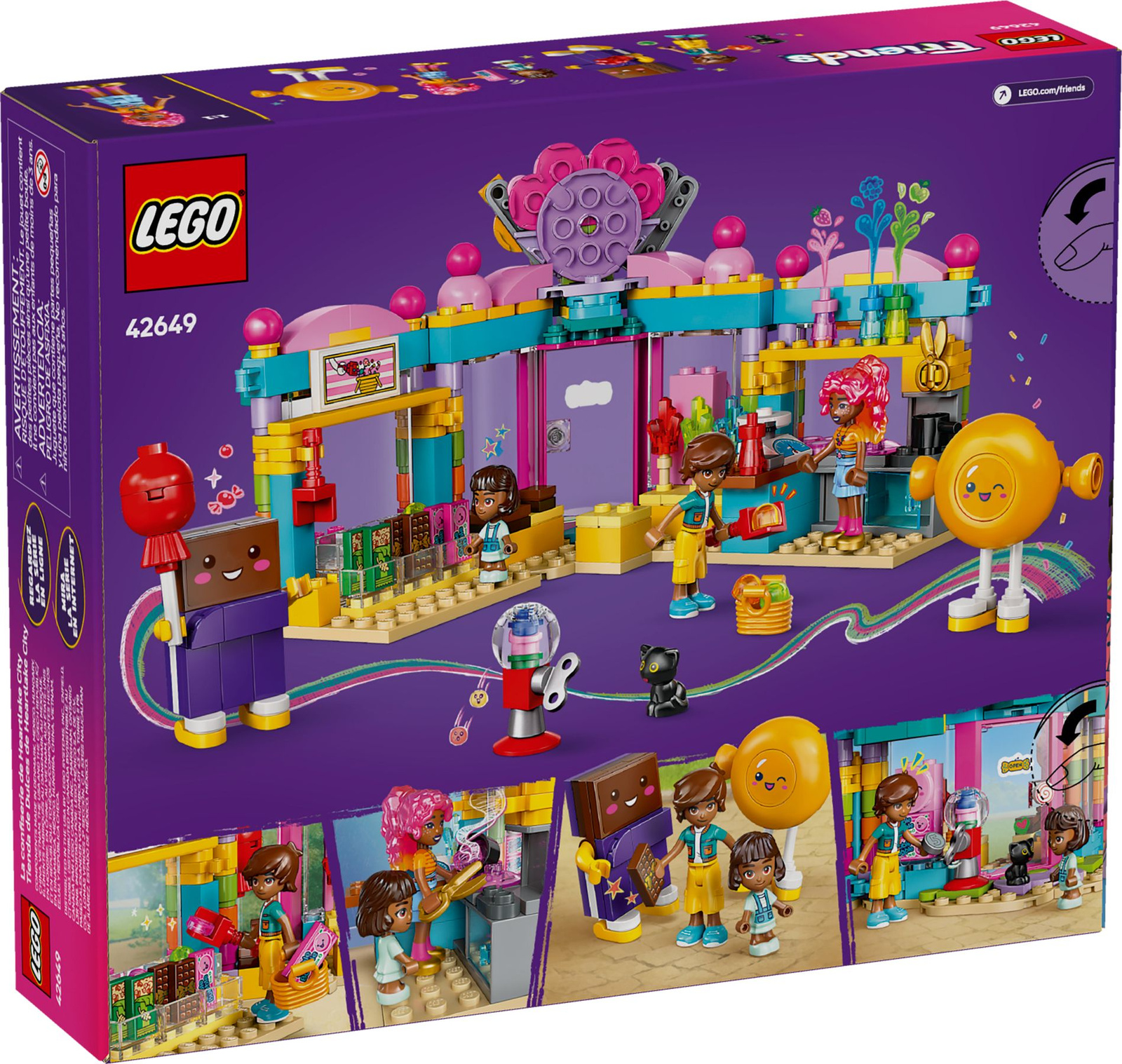 Lego Friends 42649 Sklep z cukierkami w Heartlake