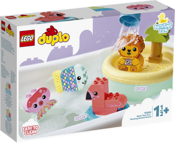 LEGO DUPLO Zabawa w kąpieli: pływająca wyspa ze zwierzątkami 10966