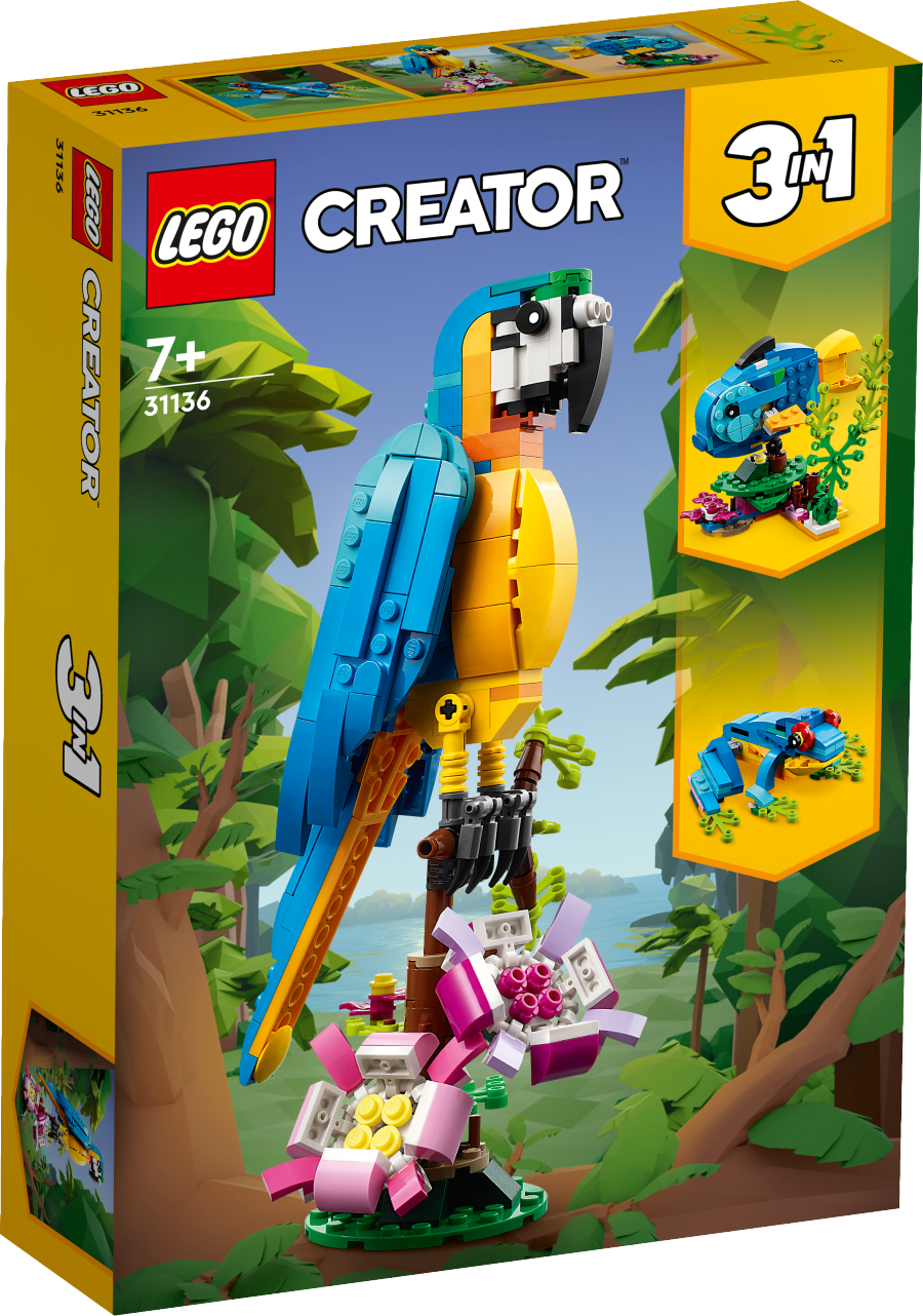 LEGO CREATOR Egzotyczna papuga 31136