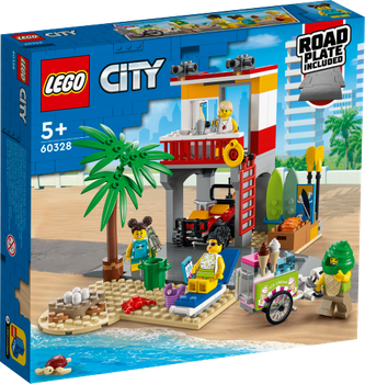 LEGO CITY Stanowisko ratownicze na plaży 60328