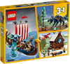 LEGO CREATOR Statek wikingów i wąż z Midgardu 31132
