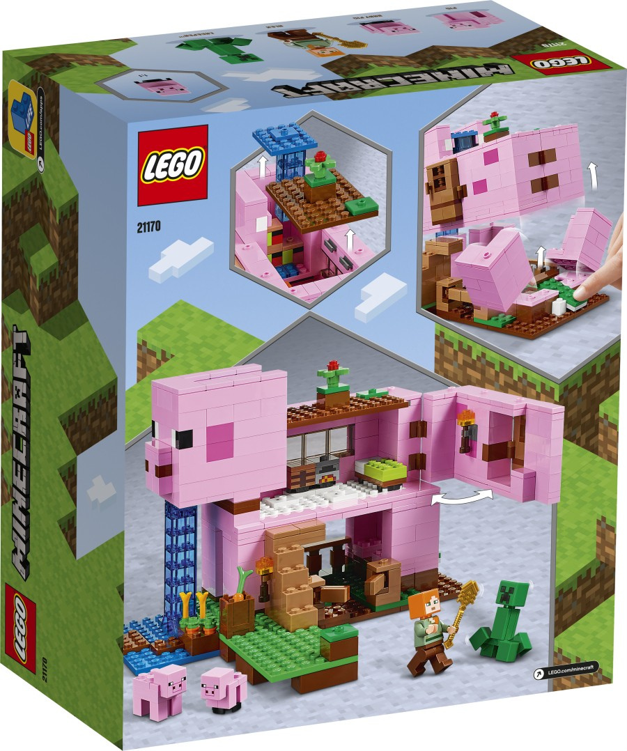 LEGO MINECRAFT  Dom w kształcie świni 21170