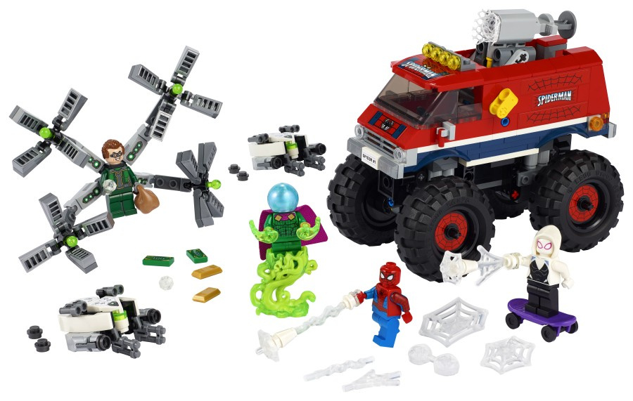 LEGO SUPER HEROES  Monster truck Spider-Mana kontra Mysterio 76174