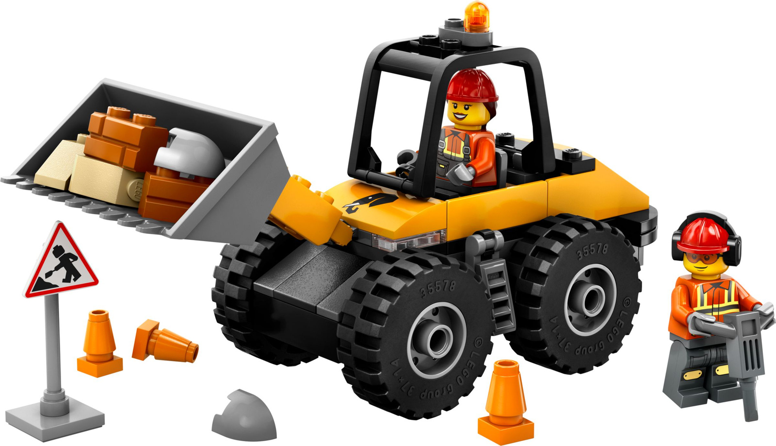 Lego City 60450 Żółta ładowarka kołowa