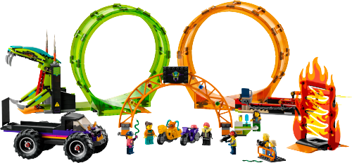 LEGO CITY Kaskaderska arena z dwoma pętlami 60339