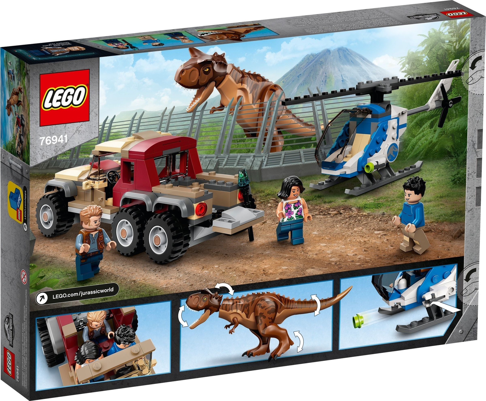 LEGO JURASSIC WORLD  Pościg za karnotaurem 76941