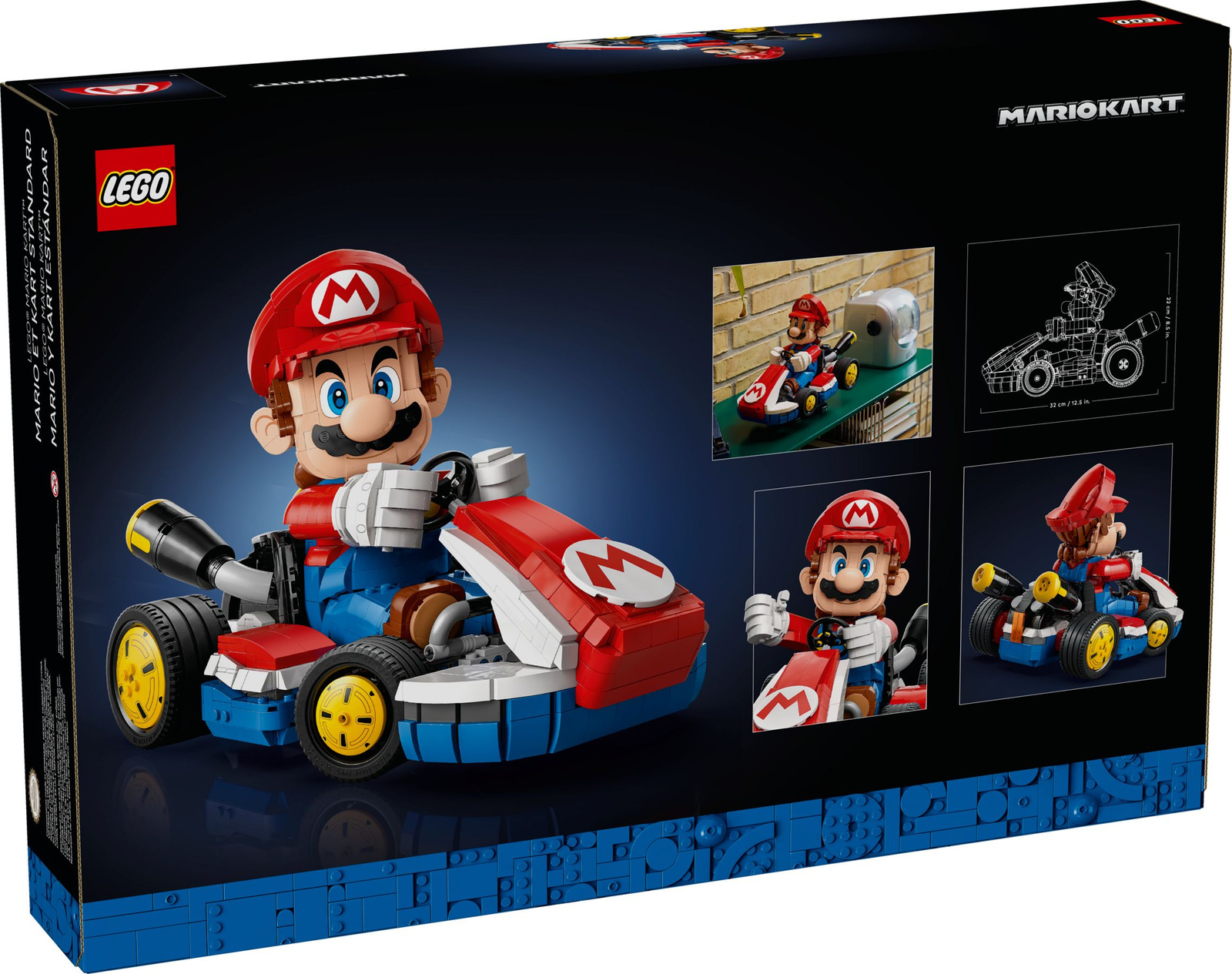 Lego Super Mario 72037 Mario Kart: Mario i Standard Kart
