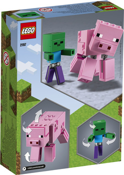 LEGO® MINECRAFT 21157 Minecraft BigFig - Świnka i mały zombie