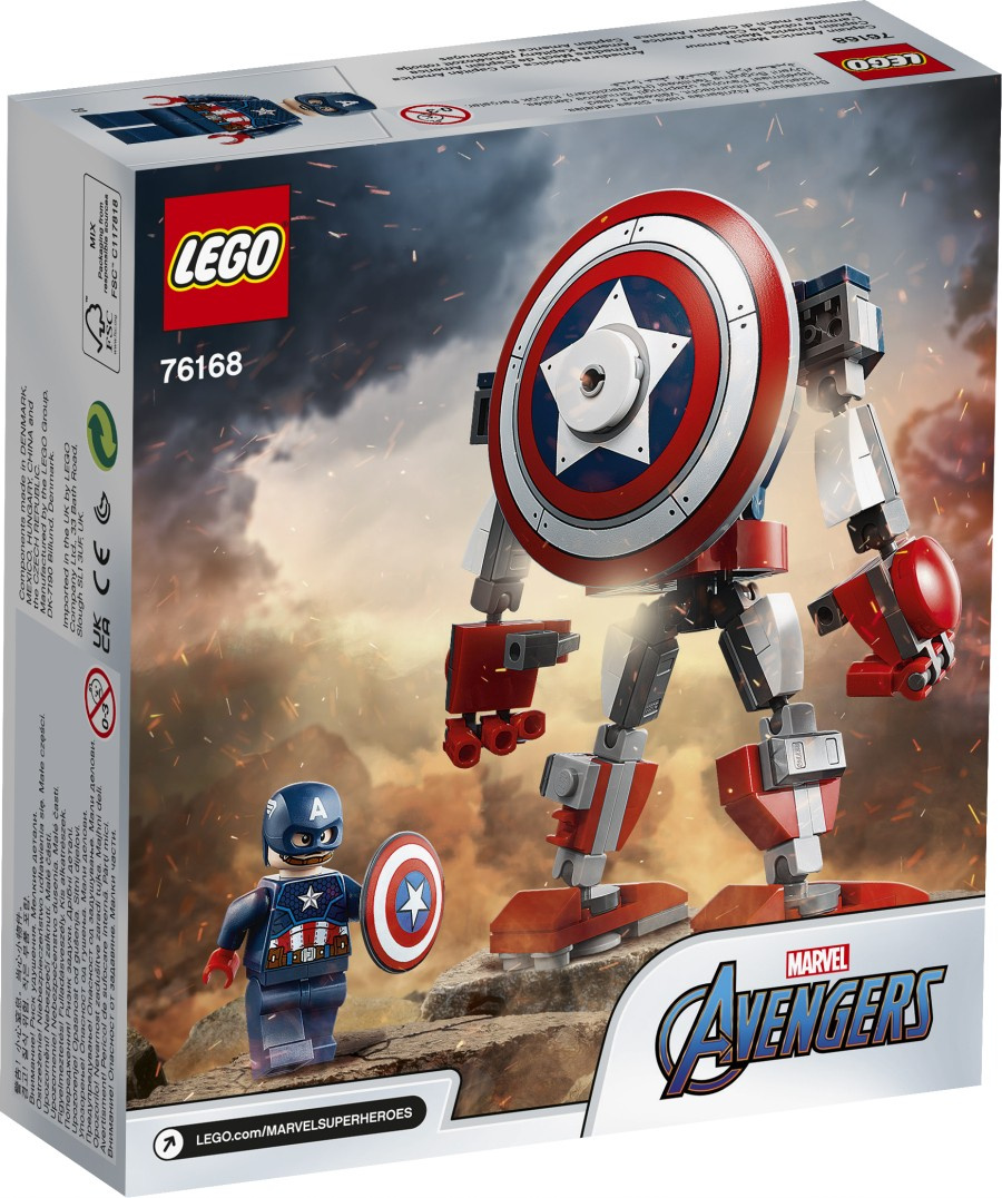 LEGO SUPER HEROES  Opancerzony mech Kapitana Ameryki  76168