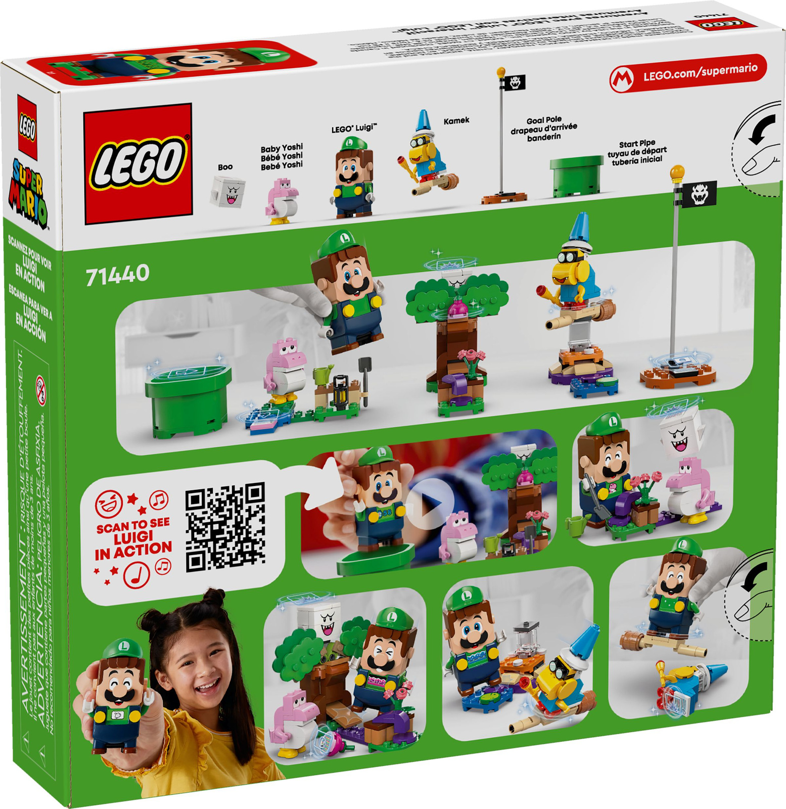 Lego Super Mario 71440 Przygody z interaktywną figurką LEGO Luigi