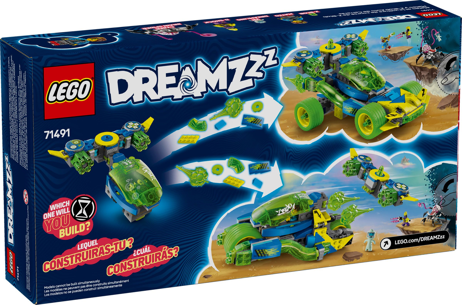 Lego DREAMZzz 71491 Samochód wyścigowy Mateo i Z-Bloba