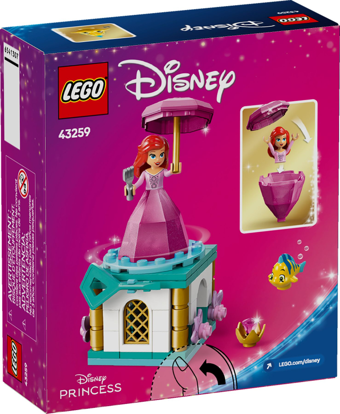 Lego  Disney 43259 Wirująca Arielka