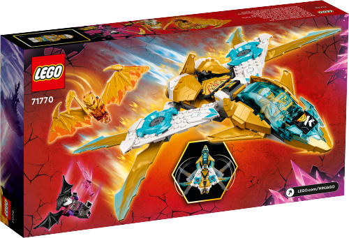 LEGO NINJAGO Złoty smoczy odrzutowiec Zane’a 71770