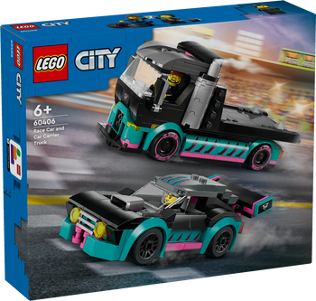 LEGO CITY Samochód wyścigowy i laweta 60406