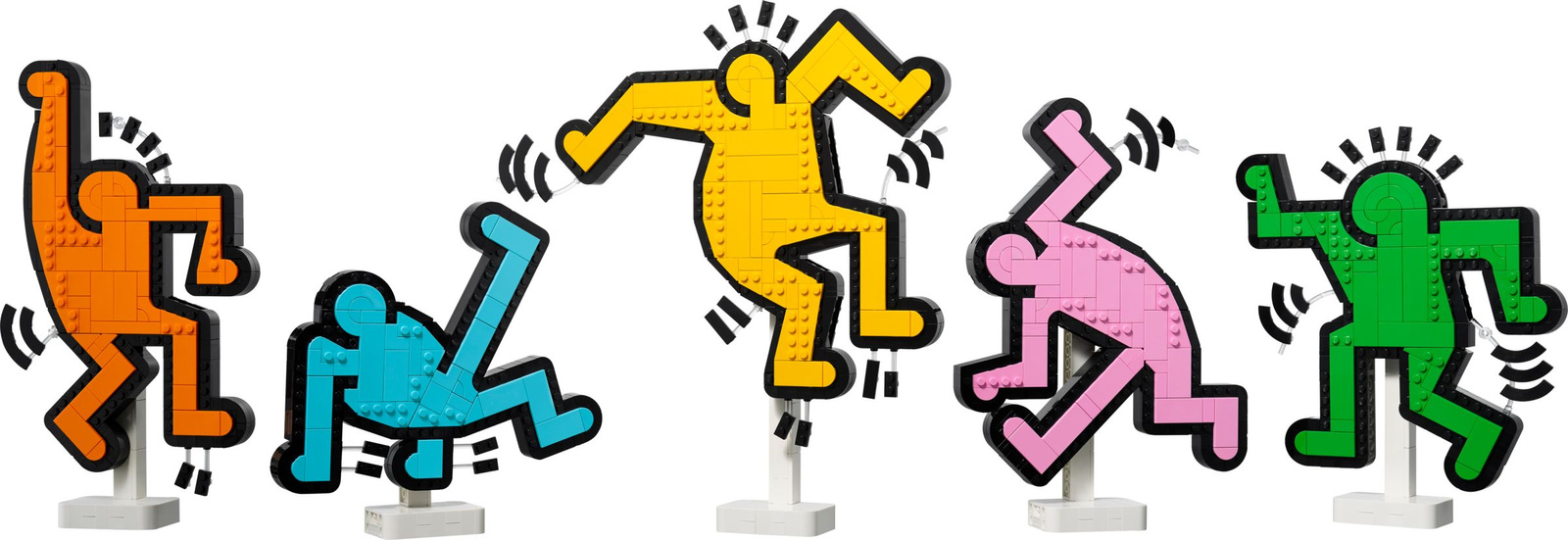 Lego Art 31216 Keith Haring tańczące postacie