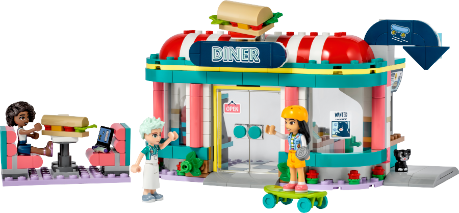 LEGO FRIENDS Bar w śródmieściu Heartlake 41728