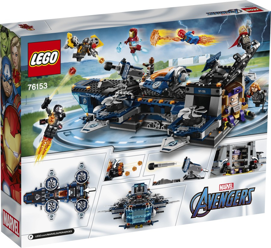 LEGO SUPER HEROES  Avengers Lotniskowiec 76153