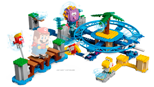 LEGO SUPER MARIO Zestaw rozszerzający Duży jeżowiec i zabawa na plaży 71400