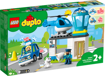 LEGO DUPLO Posterunek policji i helikopter 10959