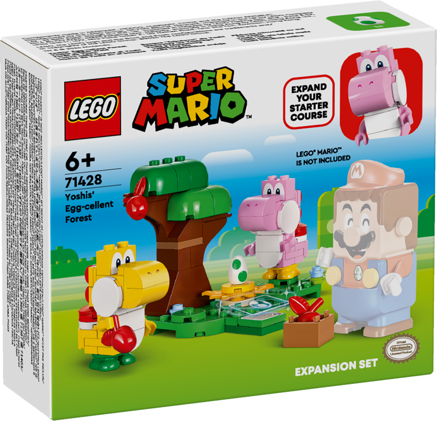 LEGO SUPER MARIO Niezwykły las Yoshiego — zestaw rozszerzający 71428