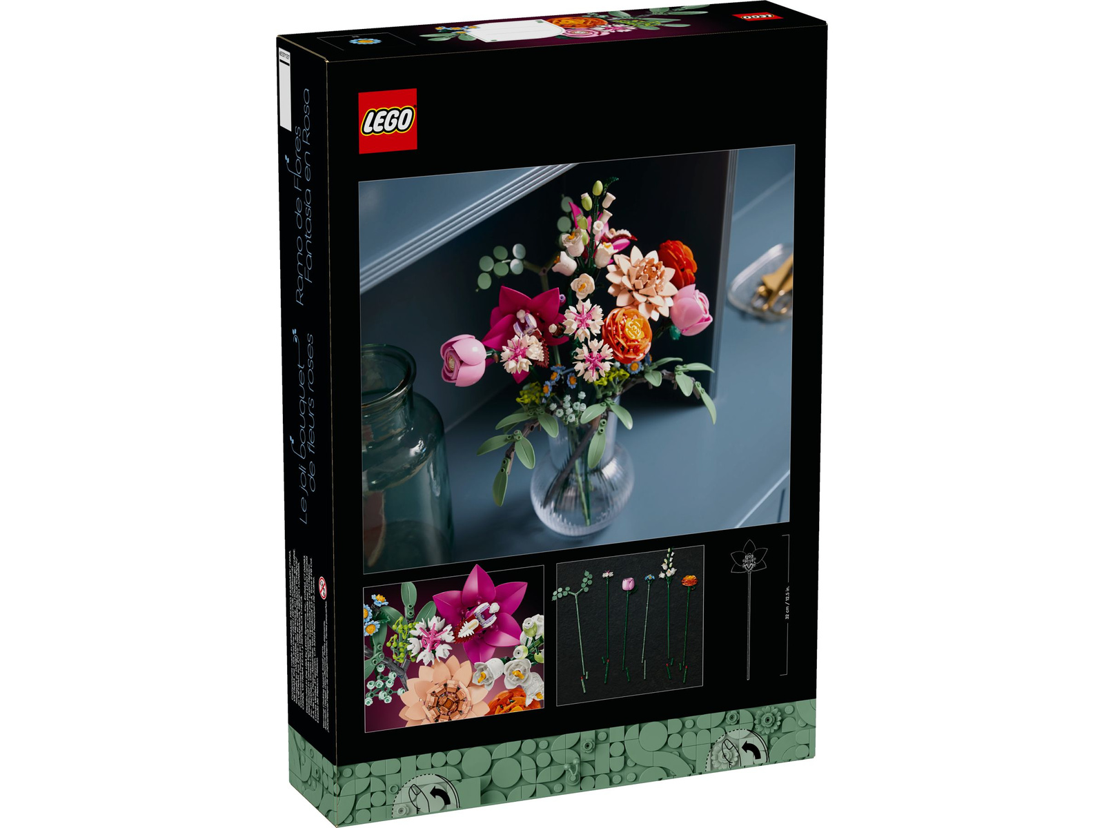 Lego Botanicals 10342 Piękny bukiet różowych kwiatów