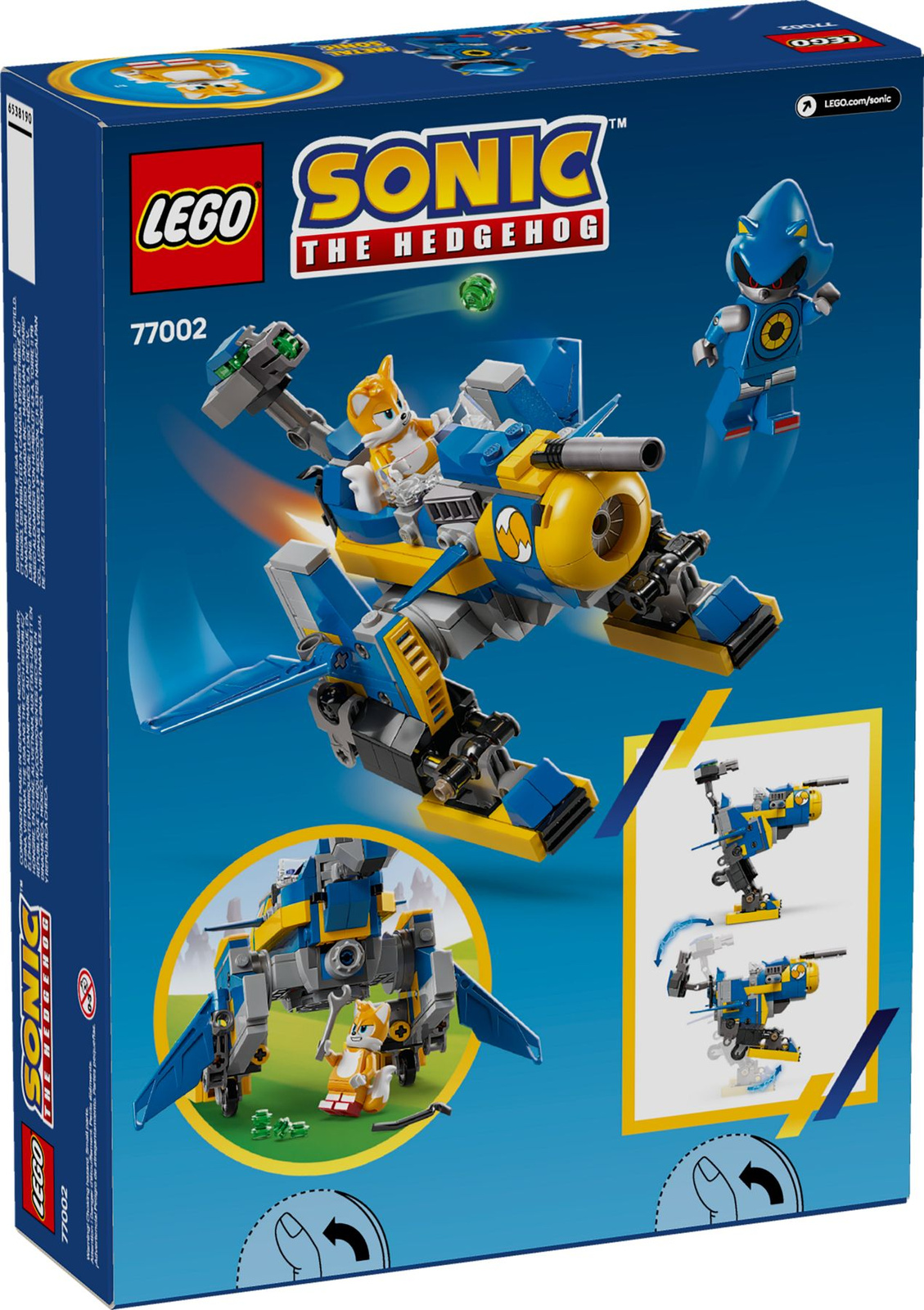 Lego Sonic 77002 Cyclone kontra Metal Sonic
