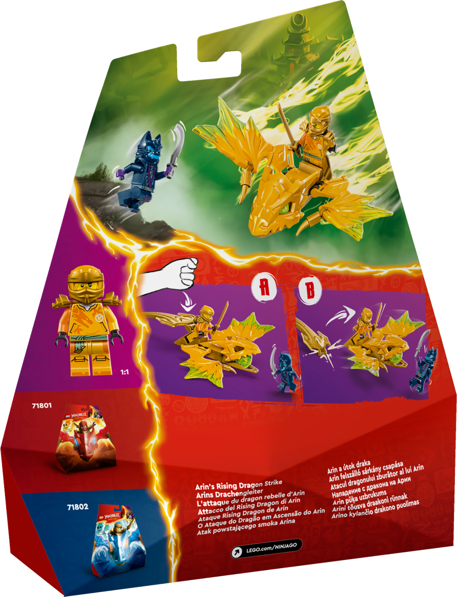 LEGO NINJAGO Atak powstającego smoka Arina 71803