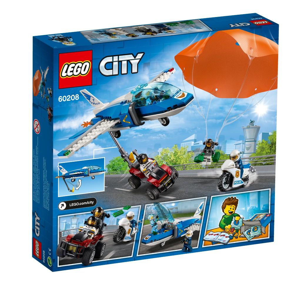 LEGO CITY  ARESZTOWANIE SPADOCHRONIARZA 60208