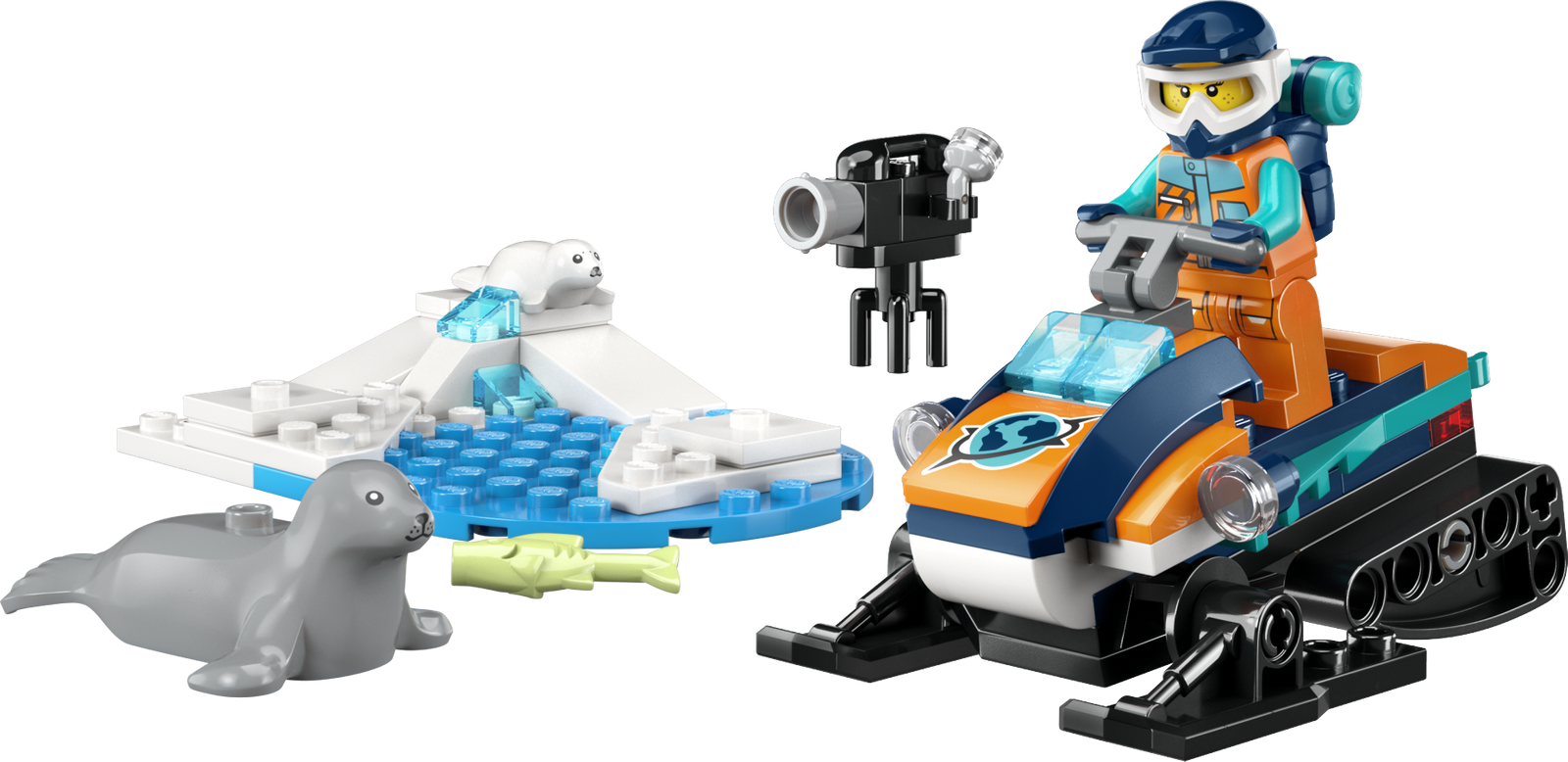 LEGO CITY Skuter śnieżny badacza Arktyki 60376