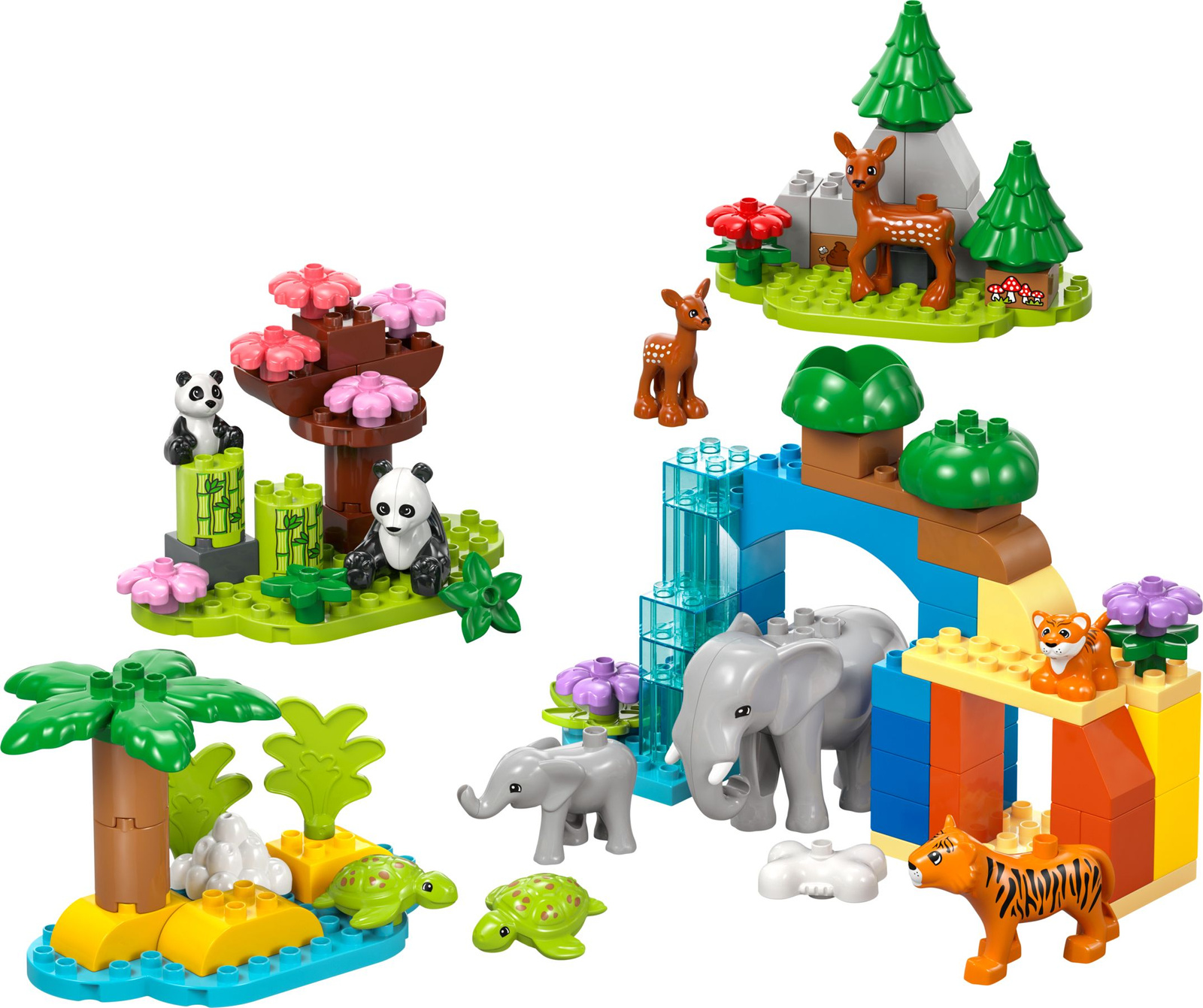 Lego Duplo 10446 Rodziny dzikich zwierząt 3 w 1