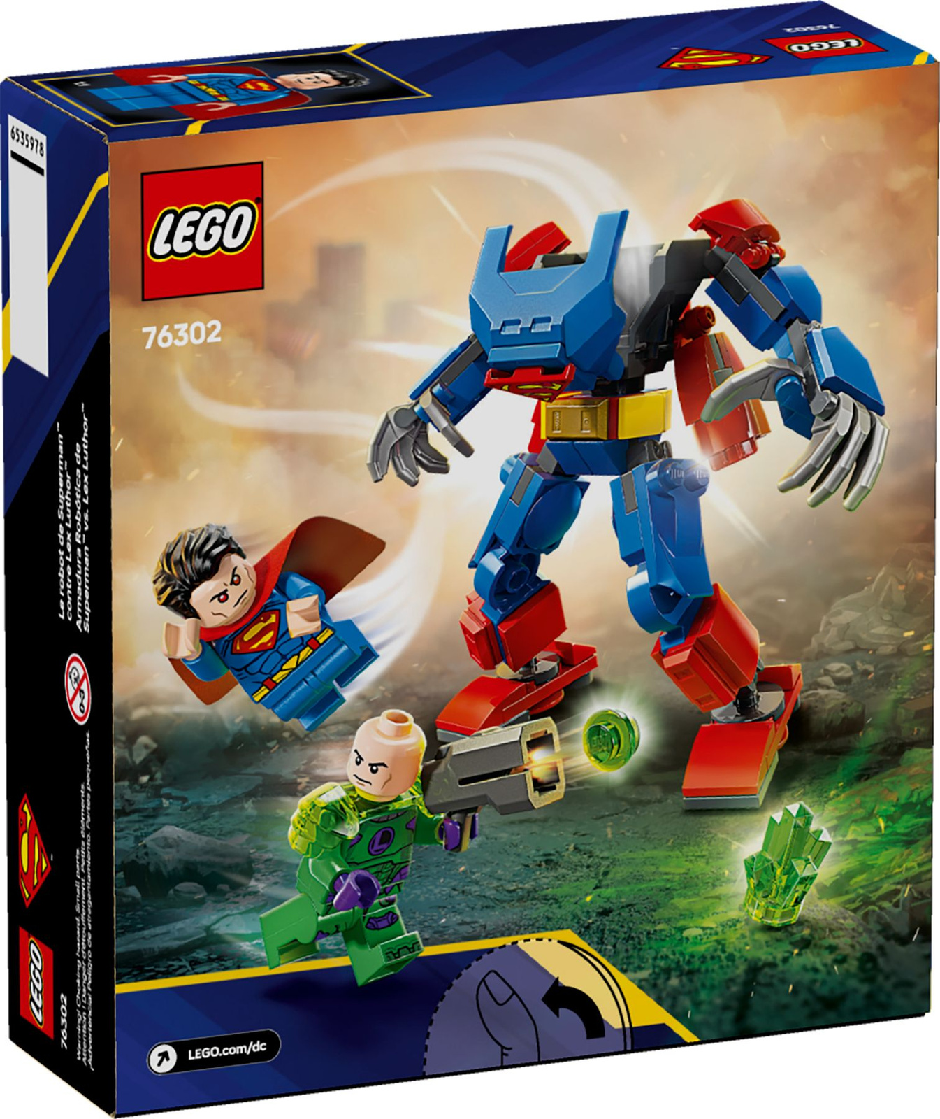 Lego Super Heroes 76302 Mech Supermana kontra Lex Luthor