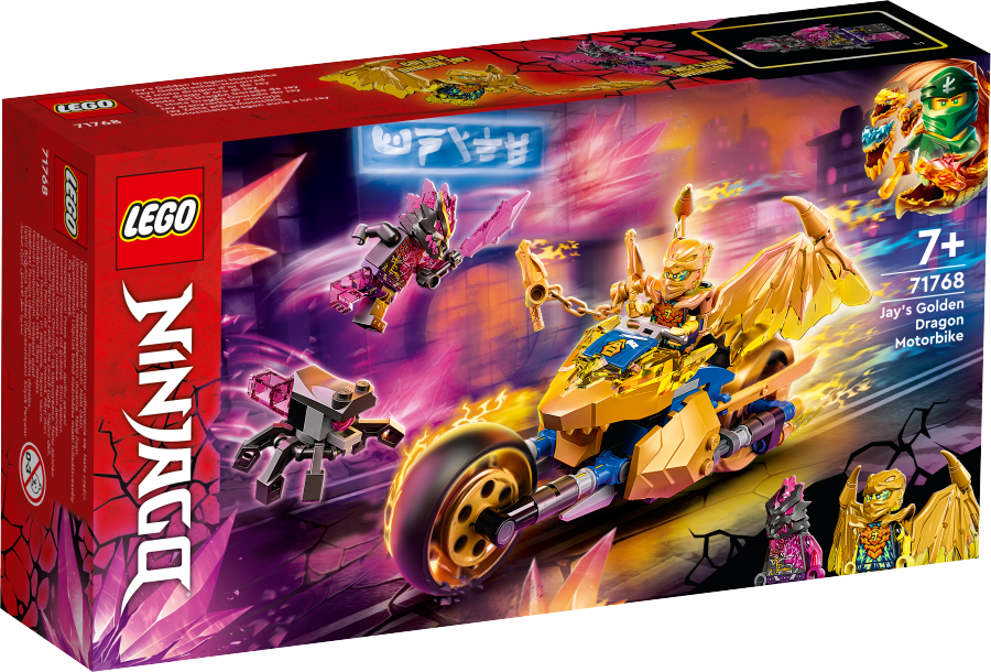 LEGO NINJAGO Złoty smoczy motocykl Jaya 71768