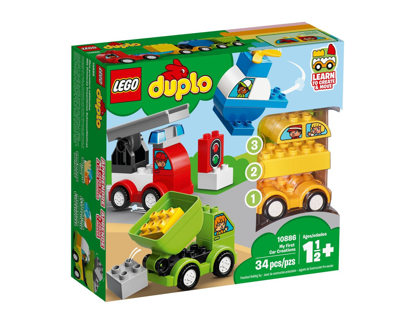 LEGO Duplo 10886 Moje pierwsze samochodziki