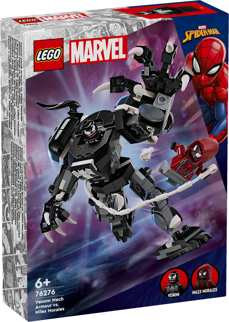 LEGO MARVEL Mechaniczna zbroja Venoma vs. Miles Morales 76276