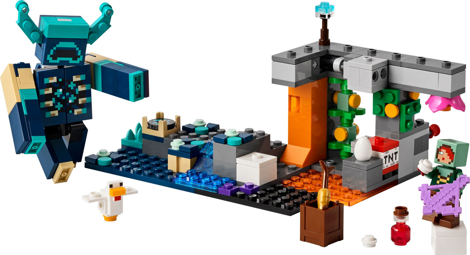 Lego Minecraft 21274 Spotkanie ze strażnikiem