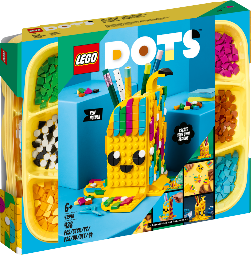 LEGO DOTS  Uroczy banan — pojemnik na długopisy 41948