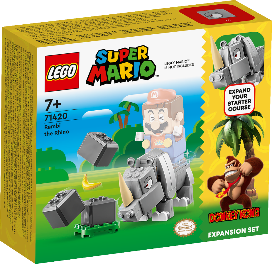LEGO MARIO Nosorożec Rambi — zestaw rozszerzający 71420