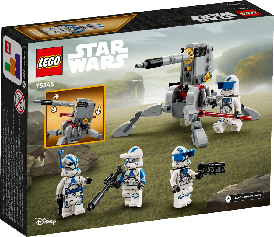 LEGO STAR WARS Zestaw bitewny – żołnierze-klony z 501. legionu 75345