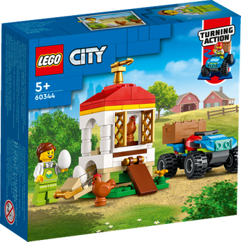 LEGO CITY Kurnik z kurczakami 60344