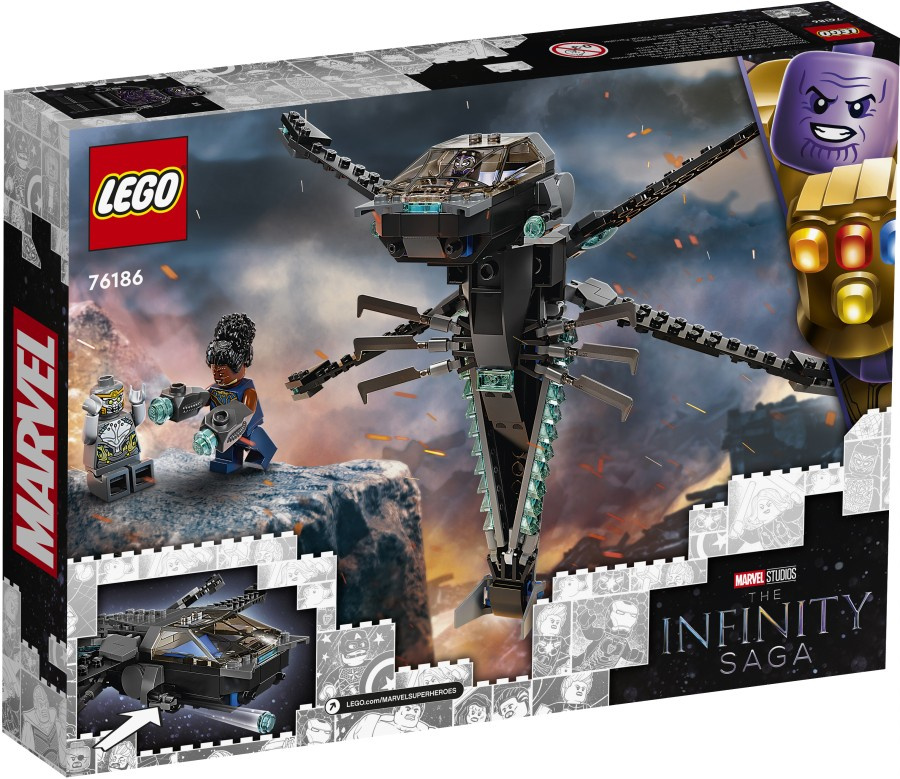 LEGO SUPER HEROES  Helikopter Czarnej Pantery 76186