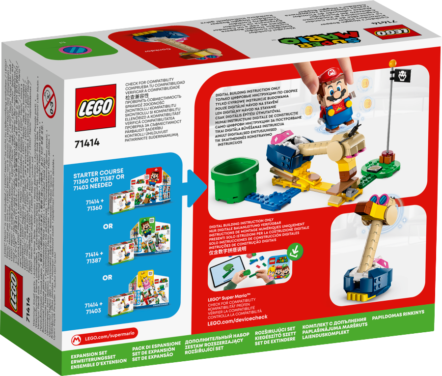 LEGO SUPER MARIO Conkdor's Noggin Bopper — zestaw rozszerzający 71414