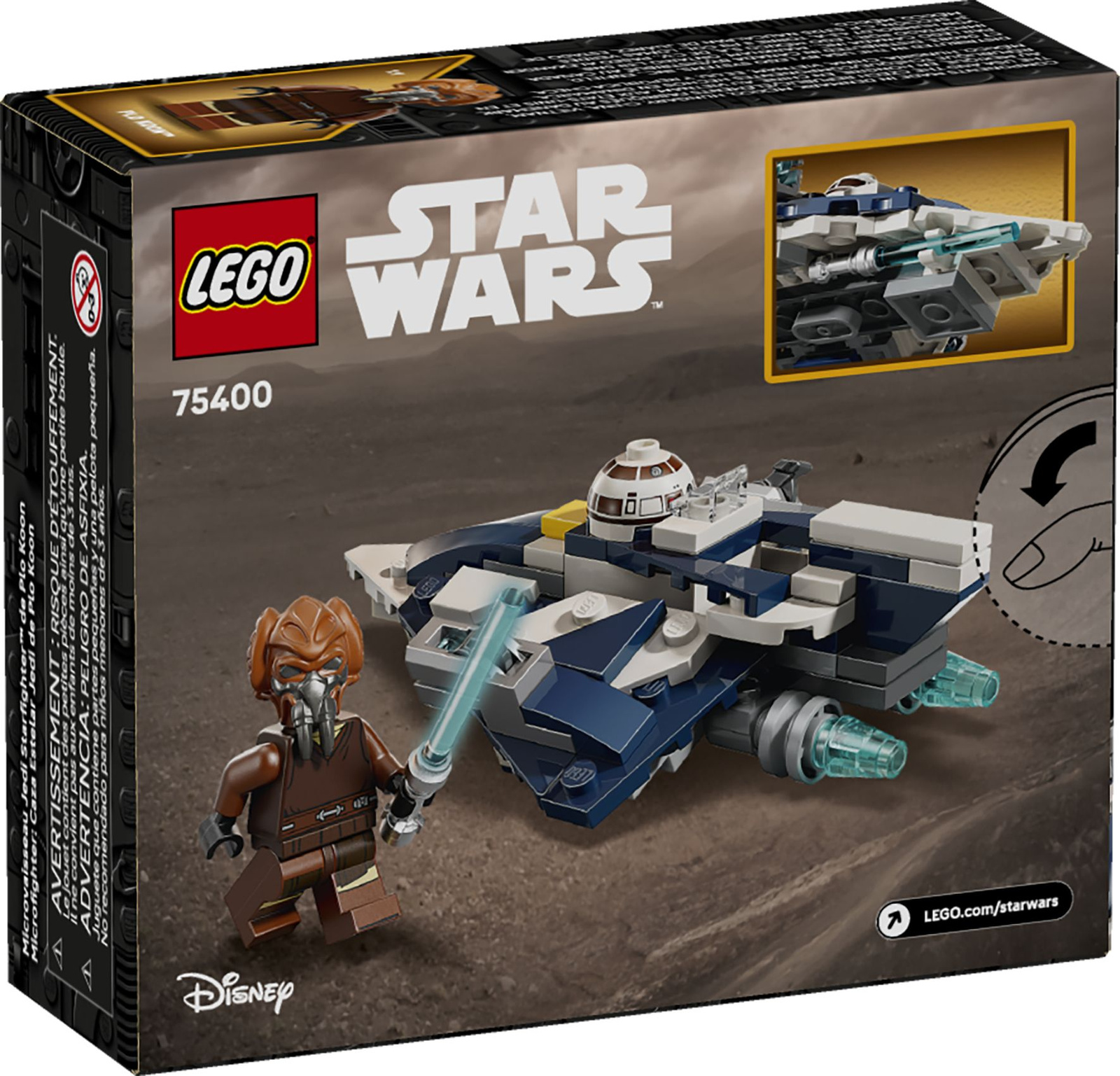 Lego Star Wars 75400 Mikromyśliwiec Jedi Plo Koona