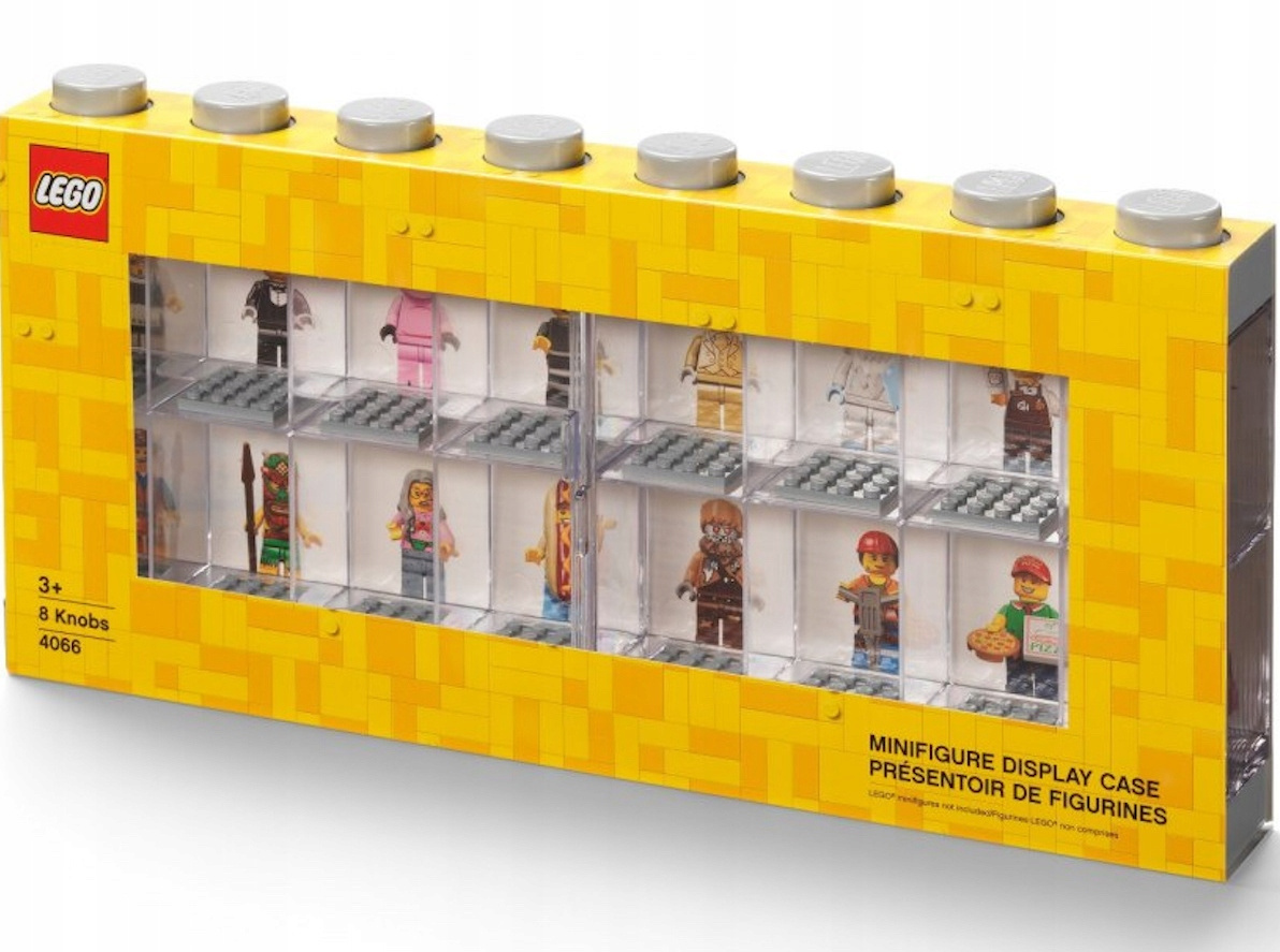Gablotka na 16 Minifigurek Lego (szara)
