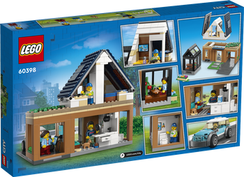 LEGO CITY Domek rodzinny i samochód elektryczny 60398