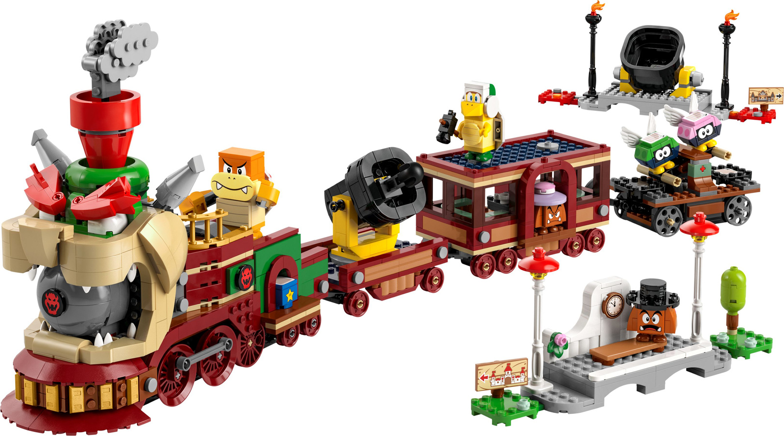 Lego Super Mario 71437 Bowser i pociąg ekspresowy