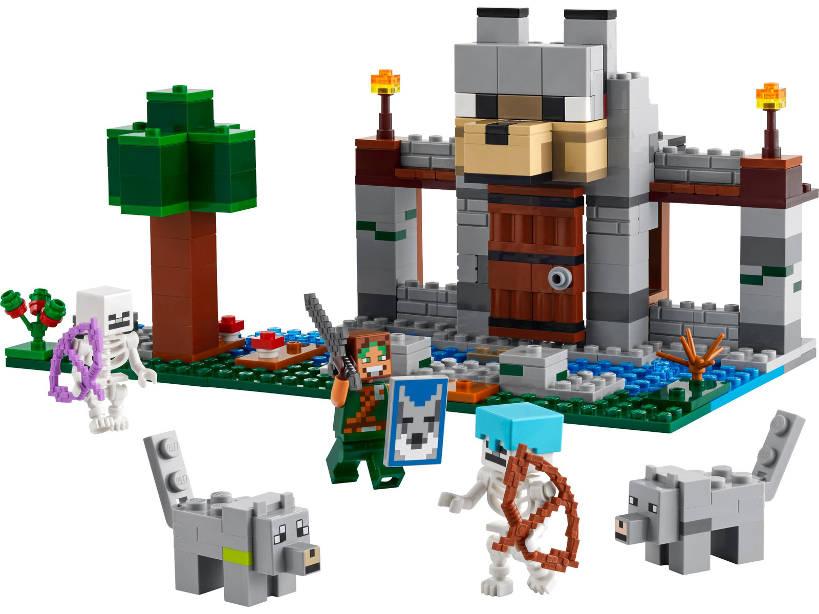 Lego Minecraft 21261 Wilcza twierdza