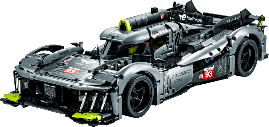 LEGO TECHNIC PEUGEOT 9X8 24H Le Mans Hybrid Hypercar 42156