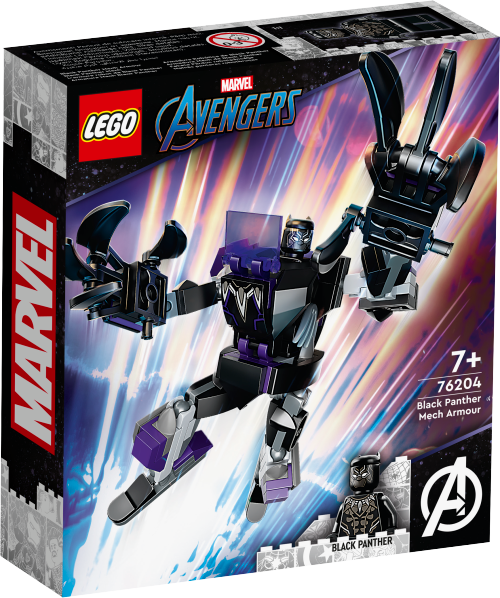 LEGO SUPER HEROES Mechaniczna zbroja Czarnej Pantery 76204