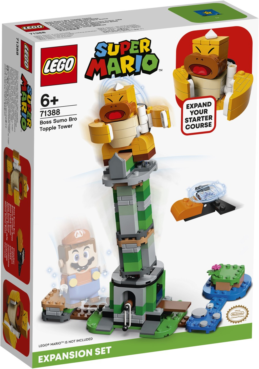 LEGO SUPER MARIO  Boss Sumo Bro i przewracana wieża — zestaw dodatkowy 71388