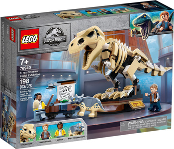 LEGO JURASSIC WORLD  Wystawa skamieniałości tyranozaura 76940